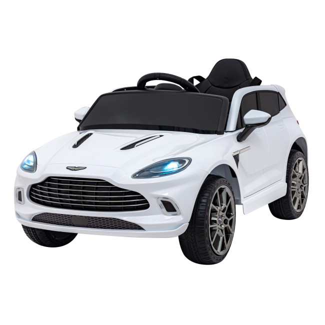 Детская аккумуляторная машинка Aston Martin DBX Белая