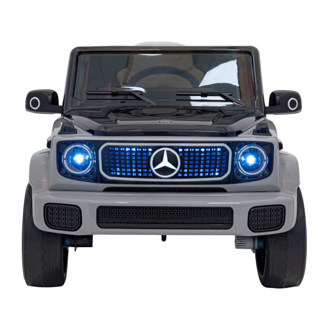 Детская аккумуляторная машинка Mercedes Benz EQG Серая