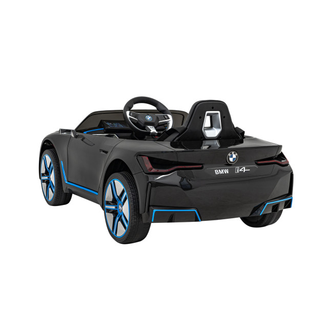 Дитяча акумуляторна машинка BMW i4 Чорна
