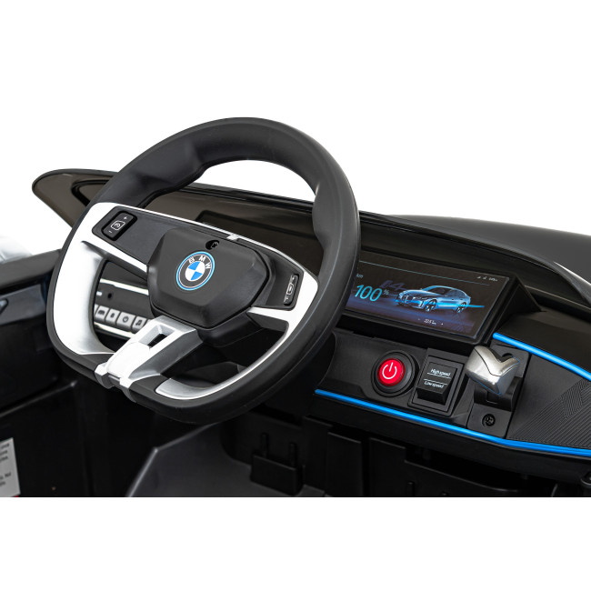Дитяча акумуляторна машинка BMW i4 Чорна