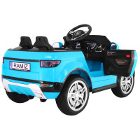 Дитячий електромобіль Rapid Racer Blue + Пульт + Вільний старт + EVA + MP3 LED