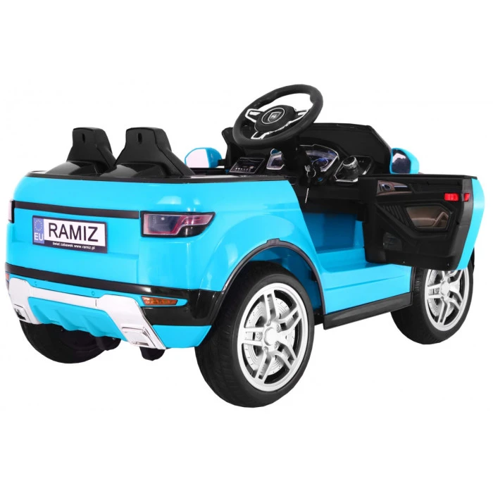 Дитячий електромобіль Rapid Racer Blue + Пульт + Вільний старт + EVA + MP3 LED