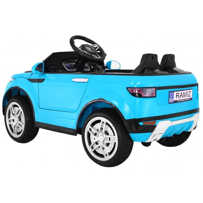 Дитячий електромобіль Rapid Racer Blue + Пульт + Вільний старт + EVA + MP3 LED