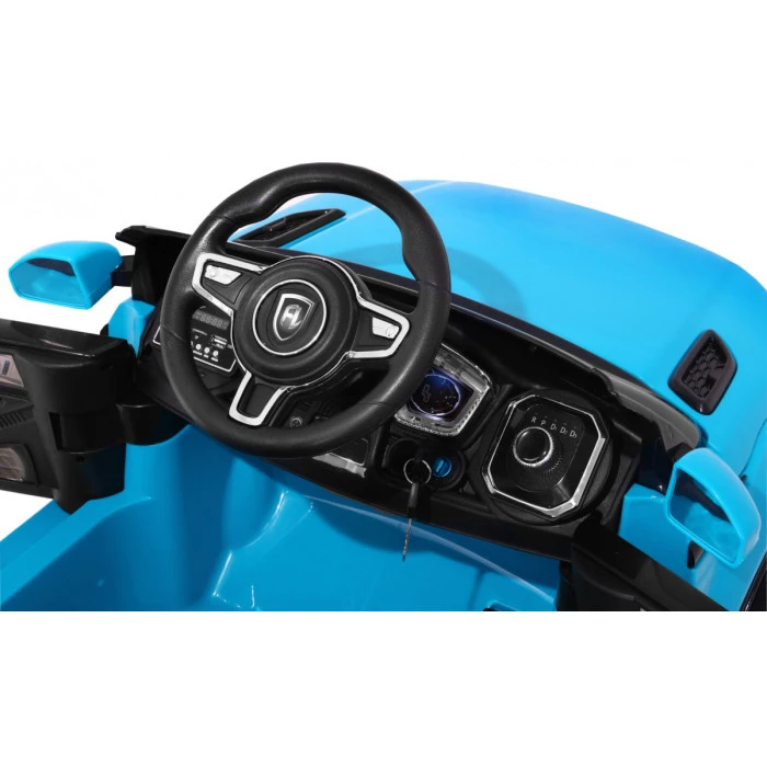 Дитячий електромобіль Rapid Racer Blue + Пульт + Вільний старт + EVA + MP3 LED