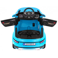 Дитячий електромобіль Rapid Racer Blue + Пульт + Вільний старт + EVA + MP3 LED