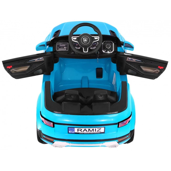 Дитячий електромобіль Rapid Racer Blue + Пульт + Вільний старт + EVA + MP3 LED