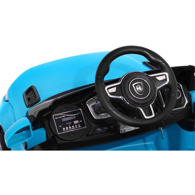 Дитячий електромобіль Rapid Racer Blue + Пульт + Вільний старт + EVA + MP3 LED