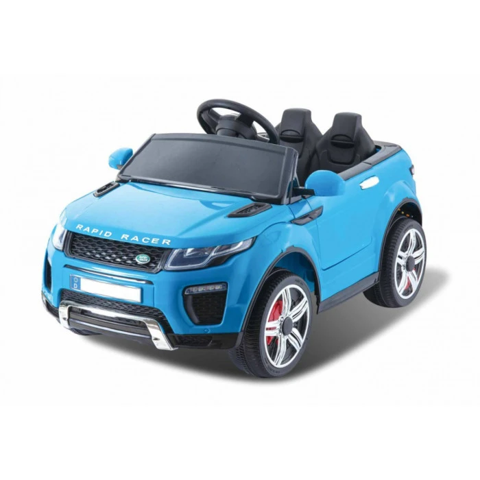 Дитячий електромобіль Rapid Racer Blue + Пульт + Вільний старт + EVA + MP3 LED