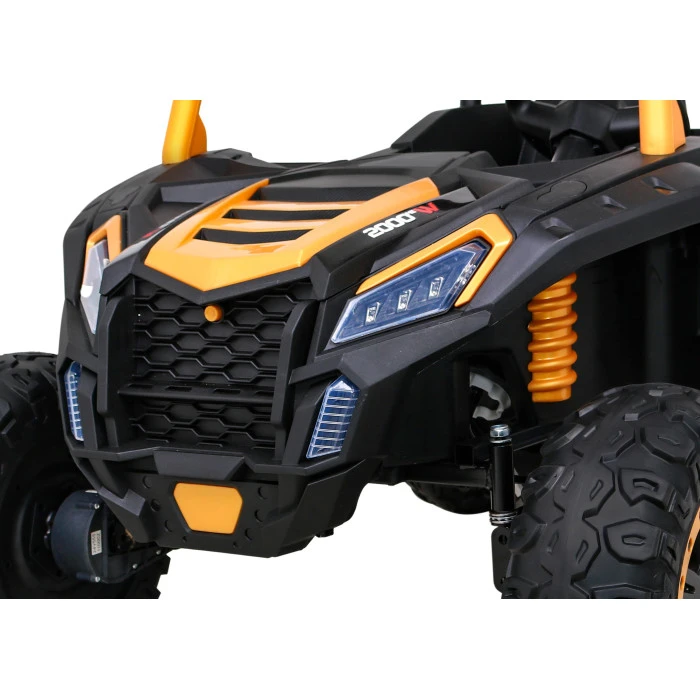 ATV Racing Баггі для 2 дітей Gold + 4x4 Drive + Пульт + Повільний старт + MP3 LED