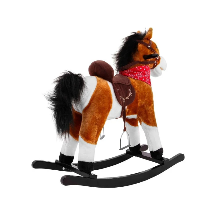 Лошадка качалка Ramiz FDRK047B-LB, коричневая