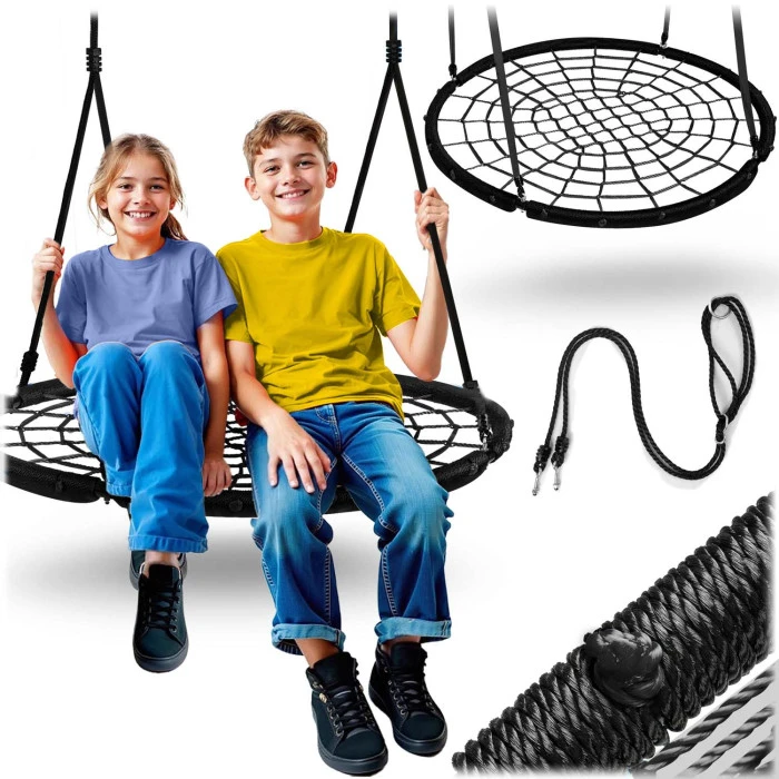 Качели Neo-Sport NS-104 Гнездо аиста 100 см, черный