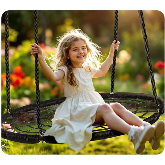 Качели Neo-Sport NS-104 Гнездо аиста 100 см, черный