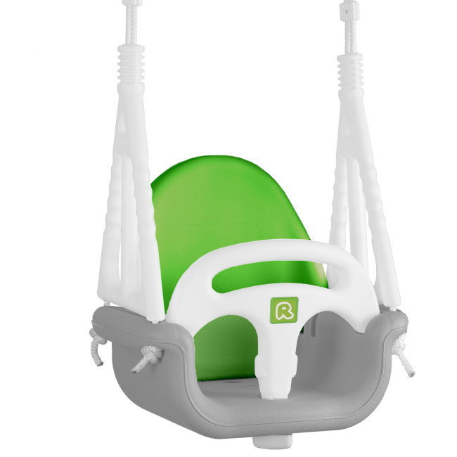 Качели одноместные 3-в-1 Ricokids 130 х 162 см - серо-зеленая