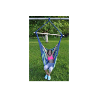 Гамак одноместный WORKER C2 Bench, 120 х 150 см – зелено-синий