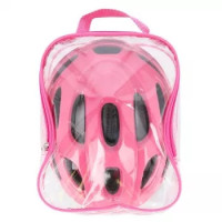 Набір захисний шолом та протектори MTW01+H210 NILS EXTREME - рожевий/розмір S