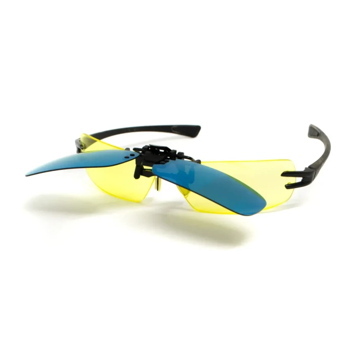 Полярізаційна накладка на окуляри, зелена