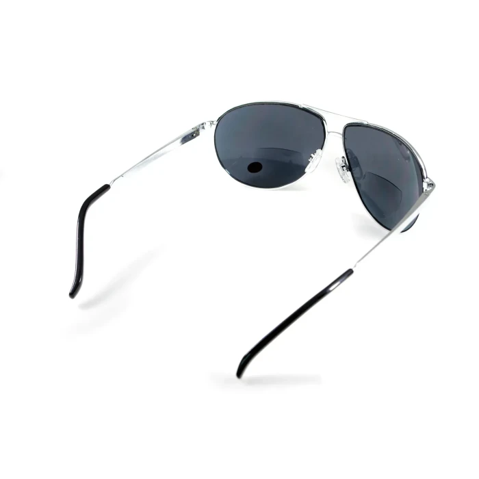 Очки защитные бифокальные Global Vision Aviator Bifocal (+2.0) серые