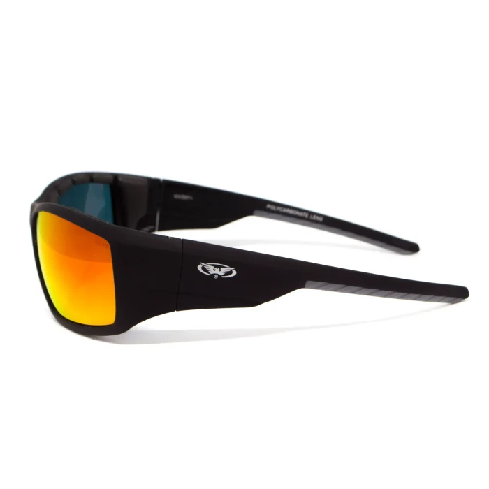 Окуляри захисні з ущільнювачем Global Vision Kinetic Kinetic, червоні