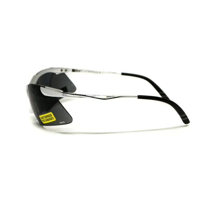 Окуляри захисні з металевими дужками Avis Lightning, сірі