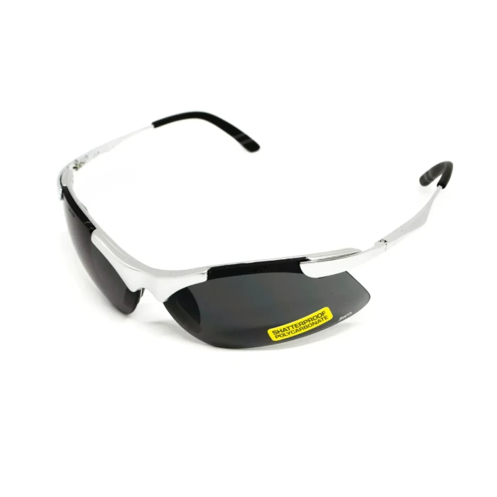 Окуляри захисні з металевими дужками Avis Lightning, сірі