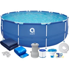 Басейн каркасний 16в1 JiLong Avenli 305 х 76 см, синій (682)