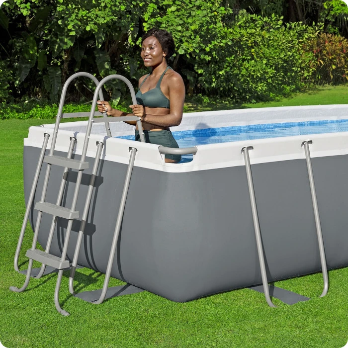 Бассейн каркасный прямоугольный 18в1 Bestway 56442, 404 x 201 x 100 см