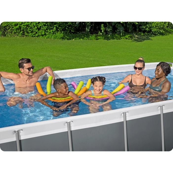 Бассейн каркасный прямоугольный 18в1 Bestway 56442, 404 x 201 x 100 см