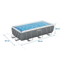 Басейн каркасний прямокутний 18в1 Bestway 56442, 404 x 201 x 100 см