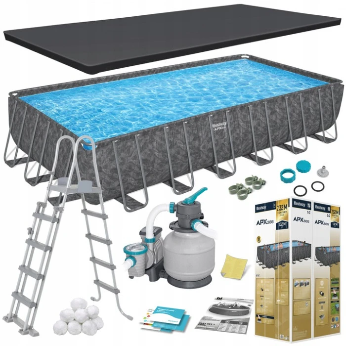 Бассейн каркасный 11в1 Bestway 561KG 732 х 366 х 132 см