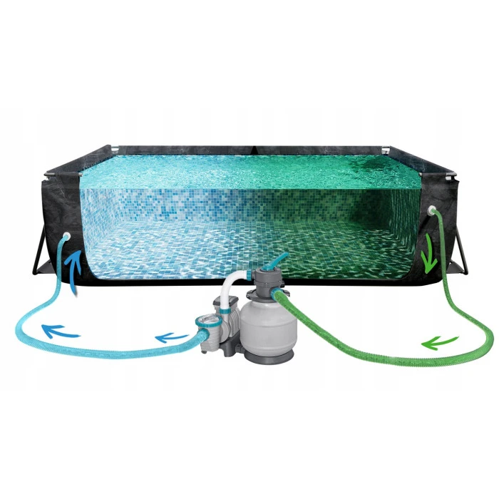 Бассейн каркасный 11в1 Bestway 561KJ 956 х 488 х 132 см