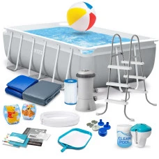 Басейн каркасний прямокутний 18в1 INTEX 26784, 300 x 175 x 80 см