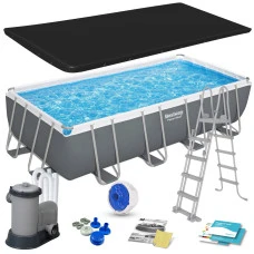 Бассейн каркасный прямоугольный 12в1 Bestway 56465, 549 x 274 x 122 см