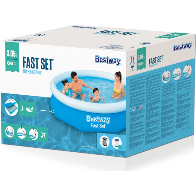 Бассейн надувной Bestway 305 x 305 см
