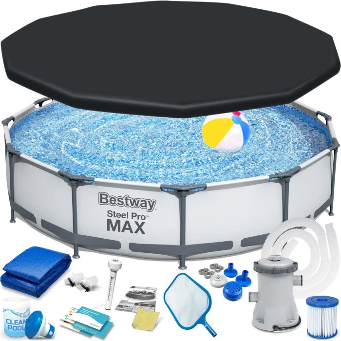 Басейн каркасний 16в1 Bestway 56416 Steel Pro Max 366 см