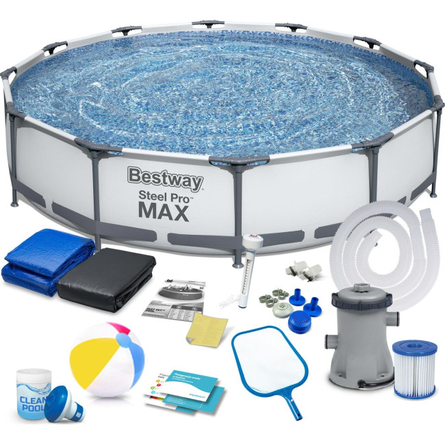 Басейн каркасний 16в1 Bestway 56416 Steel Pro Max 366 см