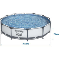 Басейн каркасний 16в1 Bestway 56416 Steel Pro Max 366 см