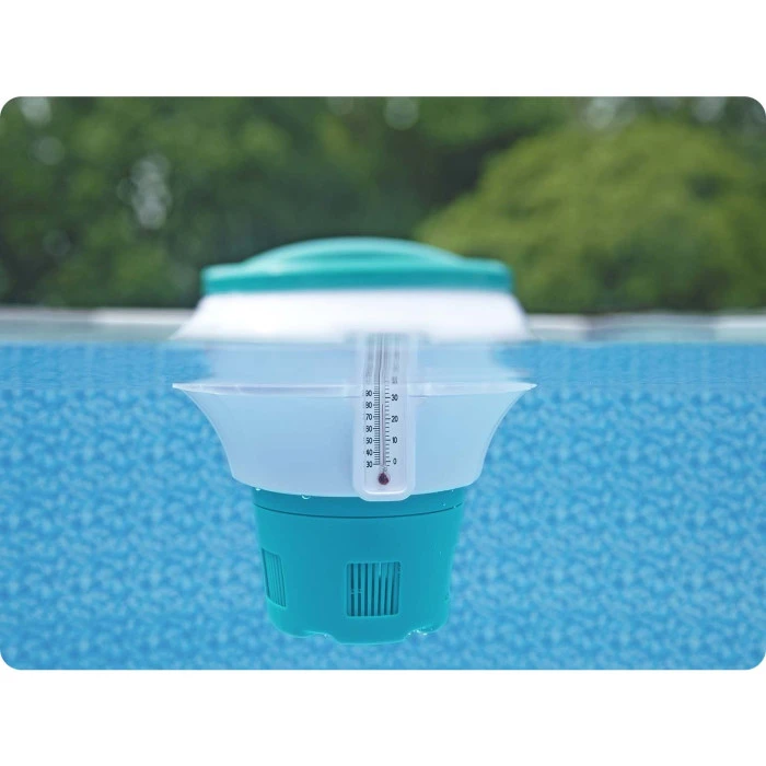 Поплавок-дозатор большой для бассейна с термометром Bestway 58701