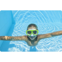 Маска для плавания Bestway зелено-синяя 22039