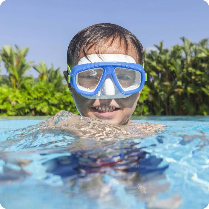 Маска для плавания Bestway 22011 голубая