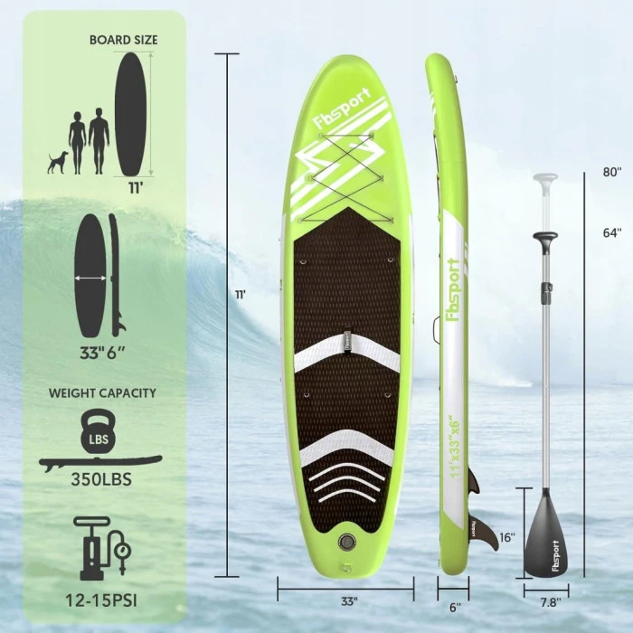 Надувная доска SUP (Сапборд) FBSPORT 335