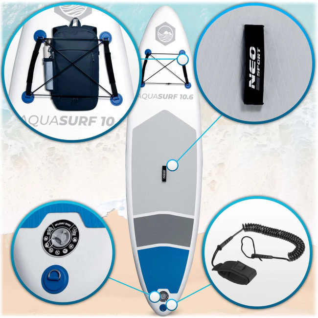Надувная доска SUP (Сапборд) Neo-Sport 170200 Aquasurf 320