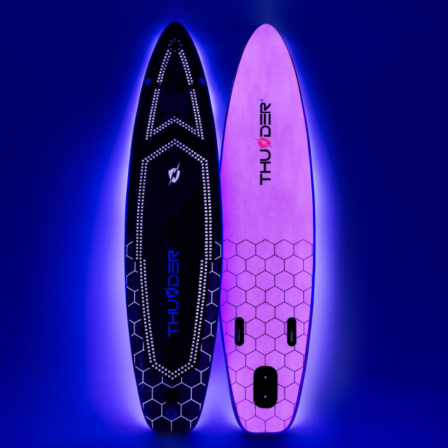 Надувна SUP дошка (Сапборд) з LED підсвічуванням THUNDER MOSSA 320