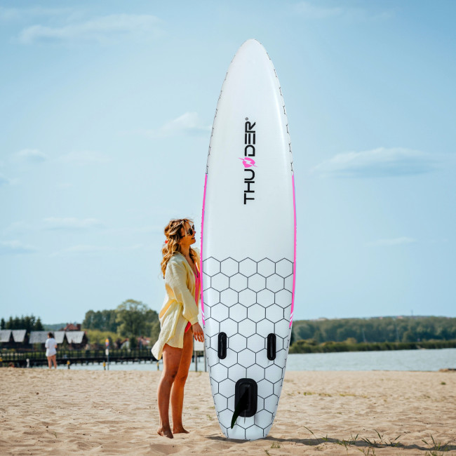 Надувна SUP дошка (Сапборд) з LED підсвічуванням THUNDER MOSSA 320