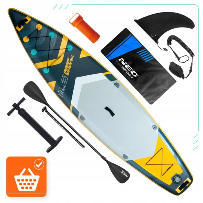 Надувная SUP доска (Сапборд) Neo-Sport 170106 Reefbreak 350 х 81 х 15 см
