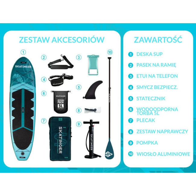Надувная SUP доска (Сапборд) Skatinger Octopus 335