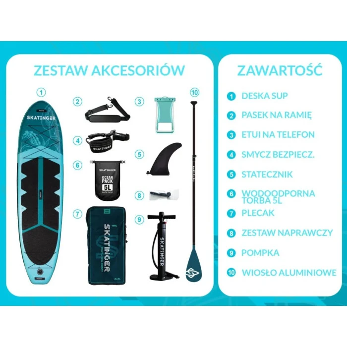 Надувная SUP доска (Сапборд) Skatinger Octopus 335