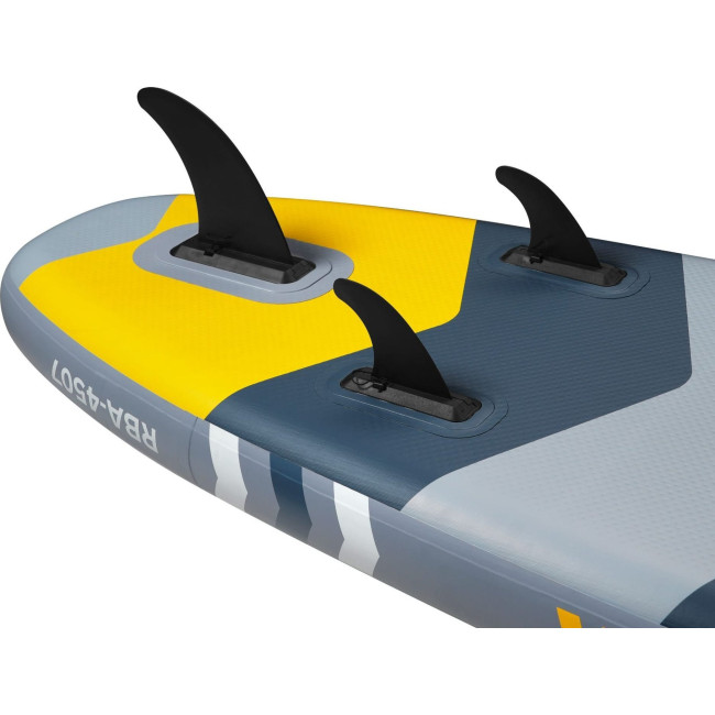 Надувна SUP дошка (Сапборд) REBEL ACTIVE RBA-4507 335 сіро-жовта