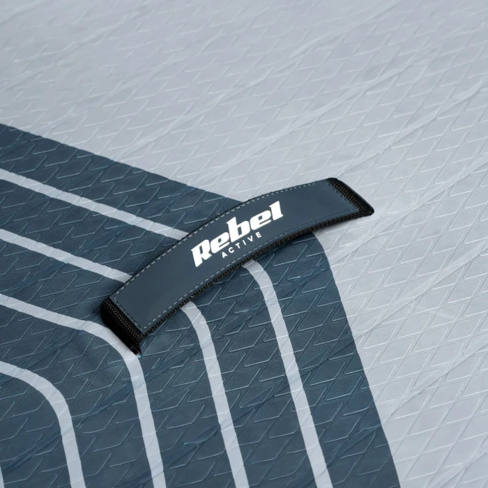 Надувная SUP доска (Сапборд) REBEL ACTIVE RBA-4507 335 серо-желтая