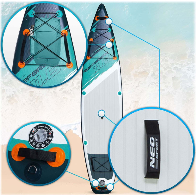 Надувная SUP доска (Сапборд) Neo-Sport 170302 Reefbreak 350