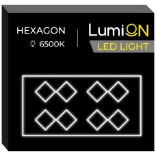 Світильник світлодіодний квадратний LumiOn L0-6, 485 x 244 см